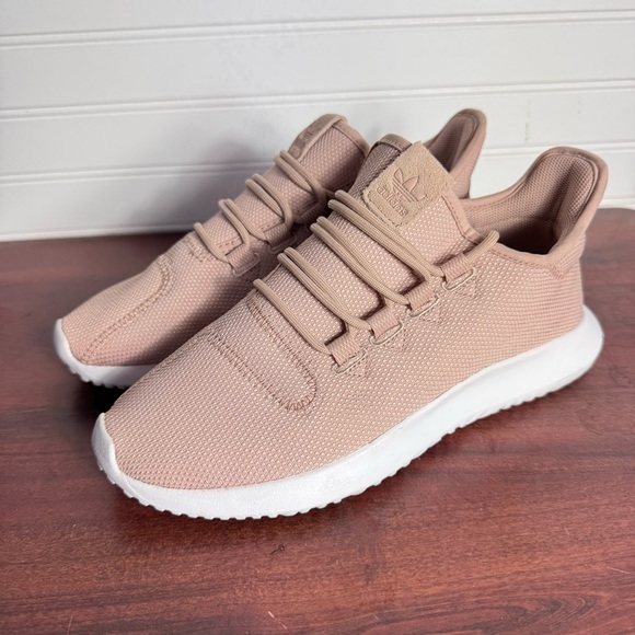 Adidas Tubular Shadow Youth/Womens Tan White YEEZY Comfort Sneakers BB6746 Sz 7 - Picture 2 of 11